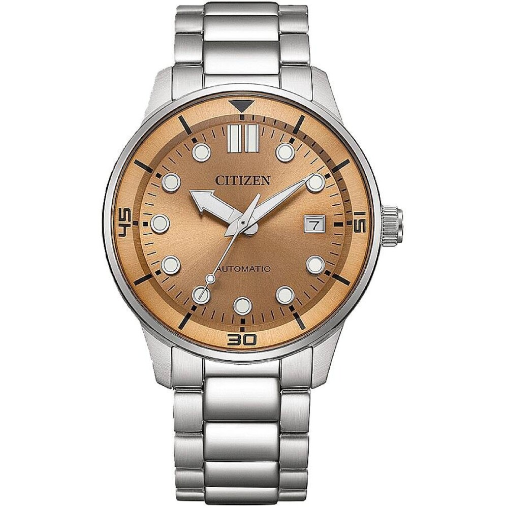 Citizen Automatic Salmon Dial Men's Watch NJ0191-83X - Salmon